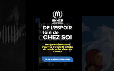 HCR Canada dévoile la campagne « De l’espoir loin de chez soi » pour célébrer des histoires de réfugiés  à travers l’art